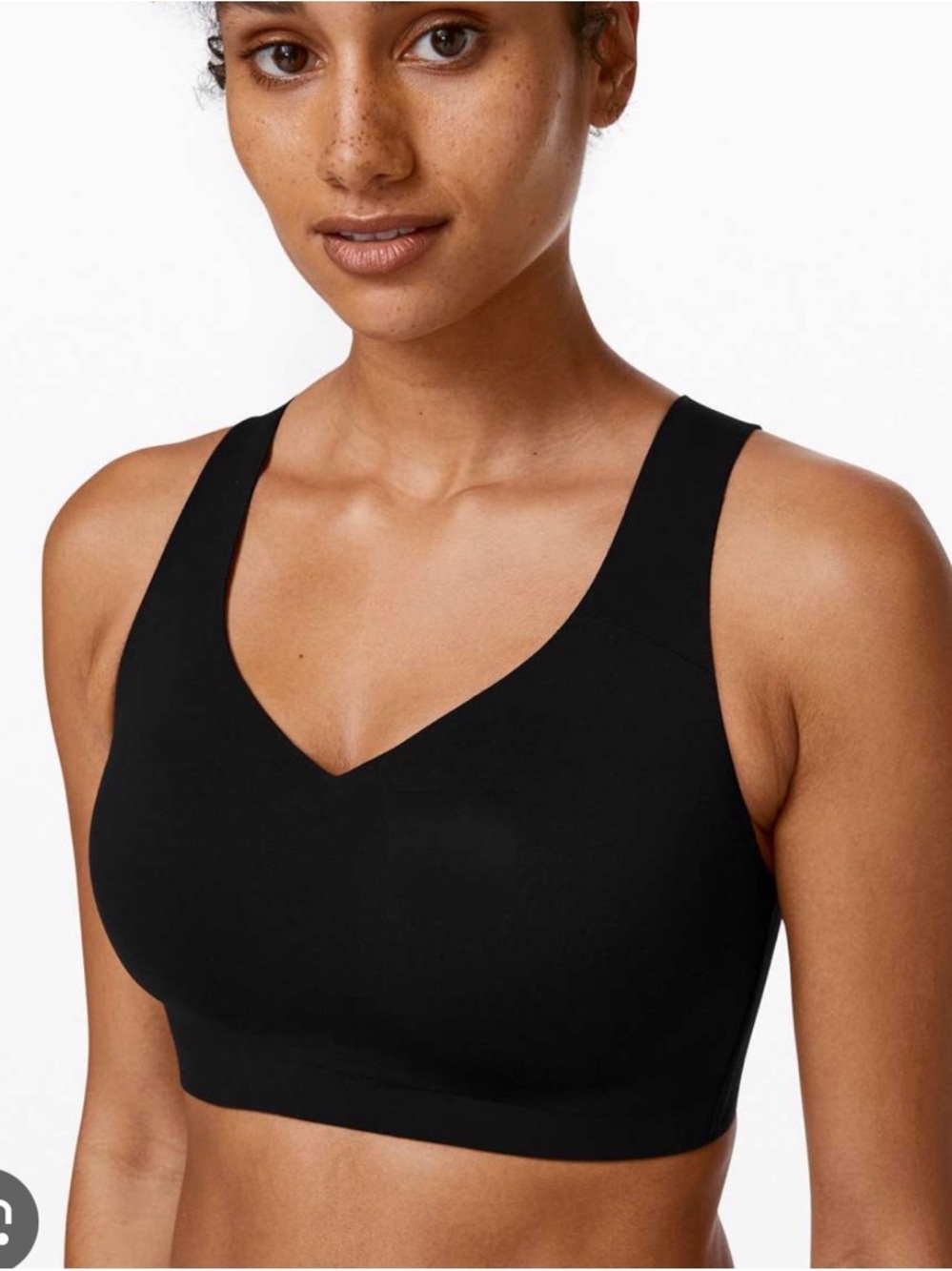 Lululemon enlite bra C36 black weave Seamless Wireless Bra - Black in good condi